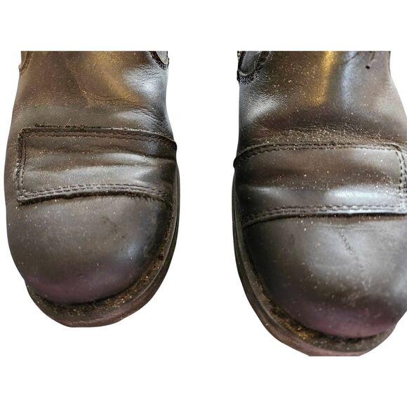 HARLEY DAVIDSON Men's Riding Leather Side Zip Boots Size 8.5 No. 98302 - Picture 5 of 7